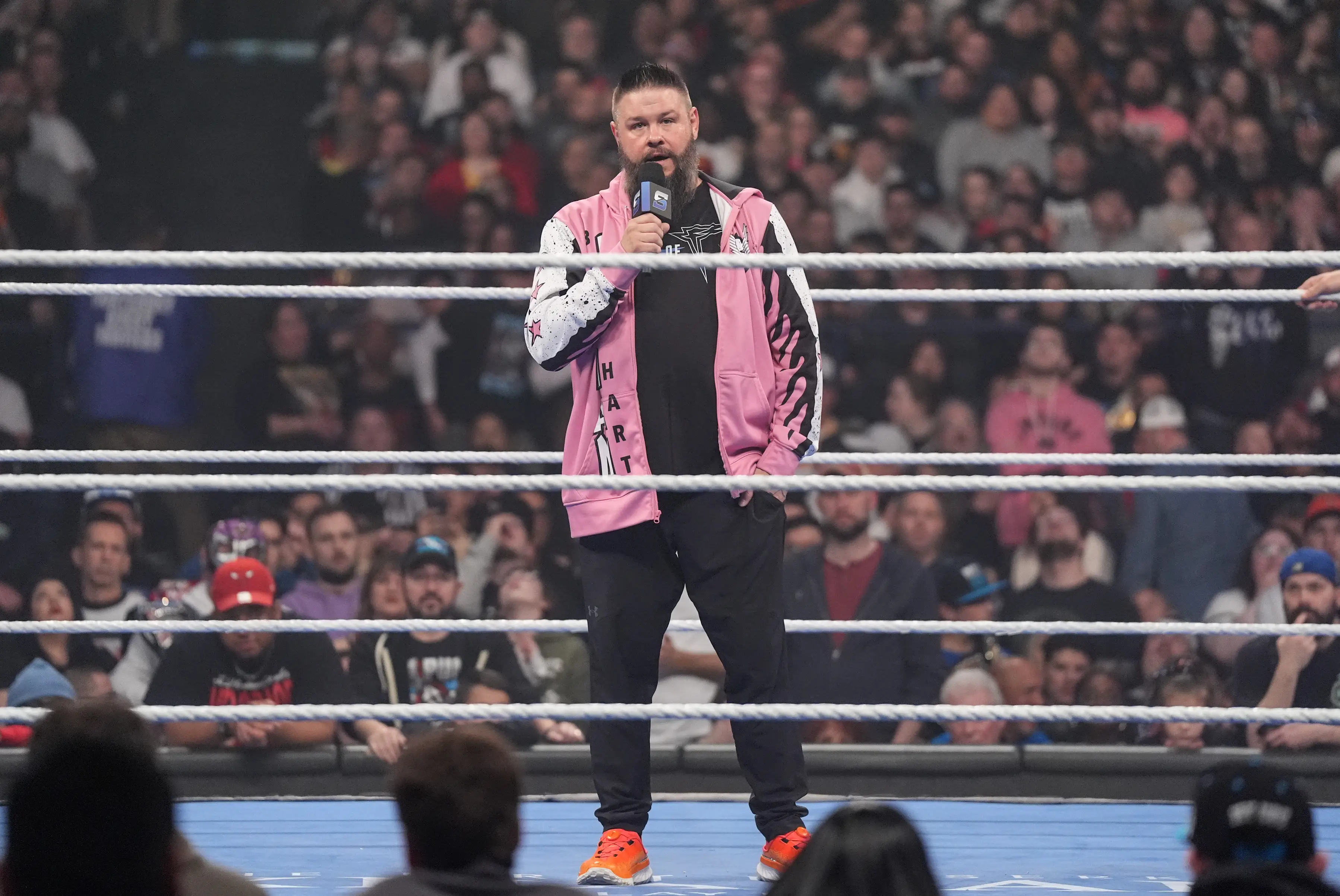 Kevin Owens announced he was going to get a surgery mid-July   Photo by Craig Ambrosio/WWE via Getty Images)