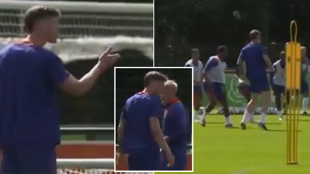 Man Utd flop in ugly training ground incident as player left 'visibly annoyed' by teammate