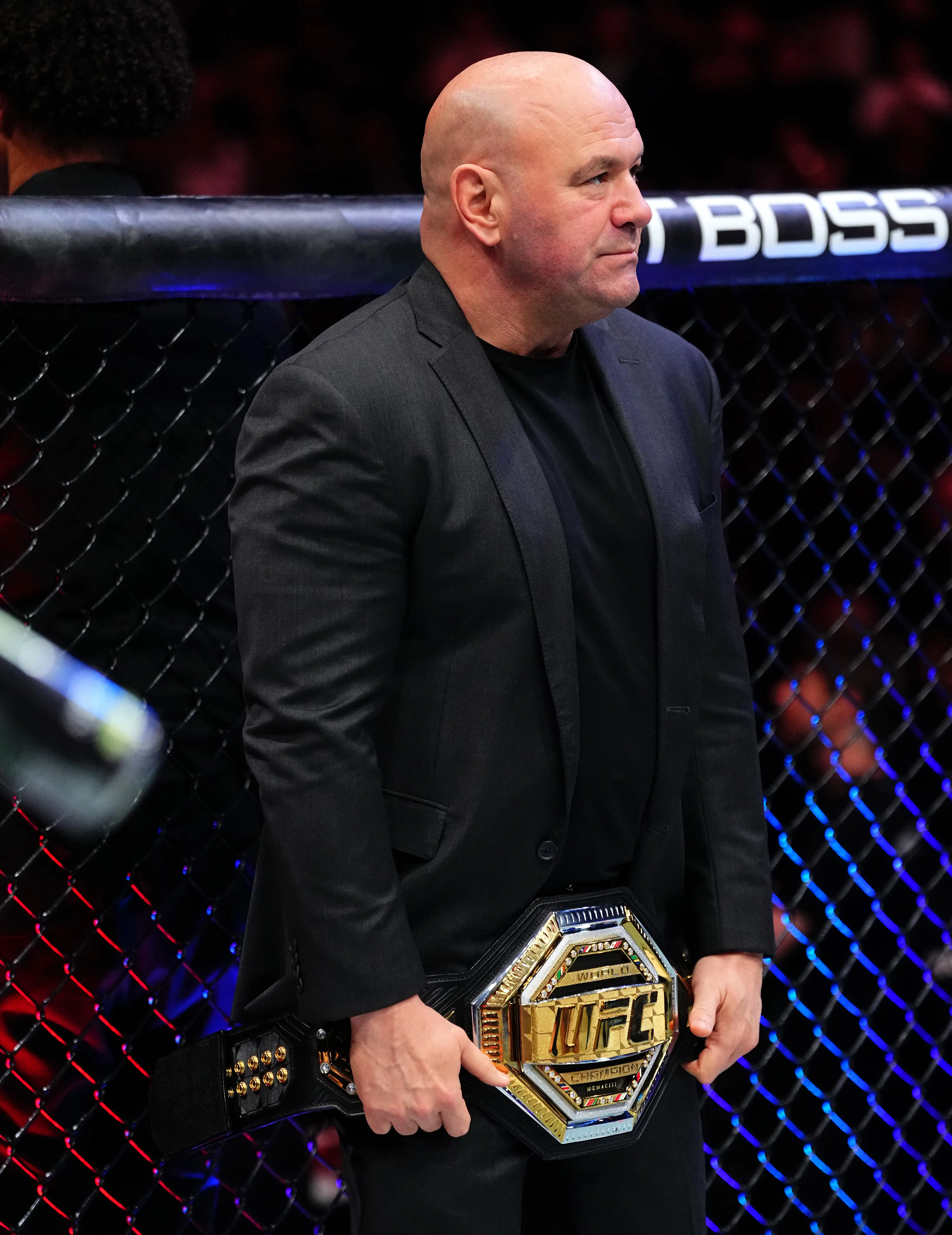 Dana White made the fight announcement on Tuesday. Image: Getty