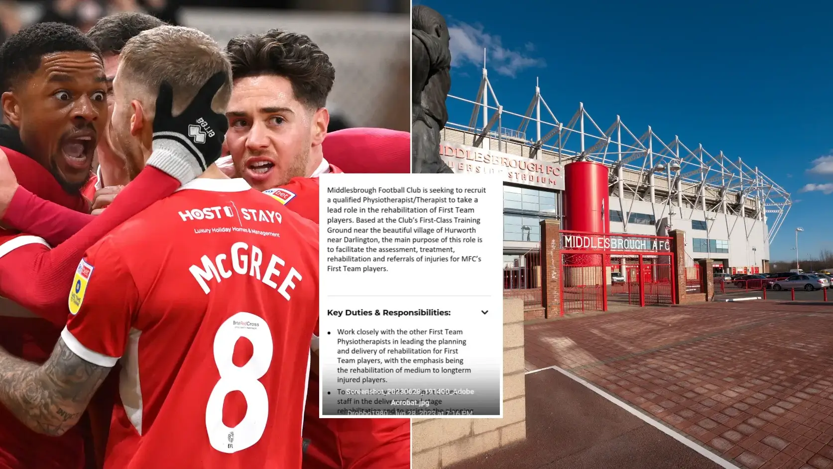 Getty Images and Middlesbrough FC