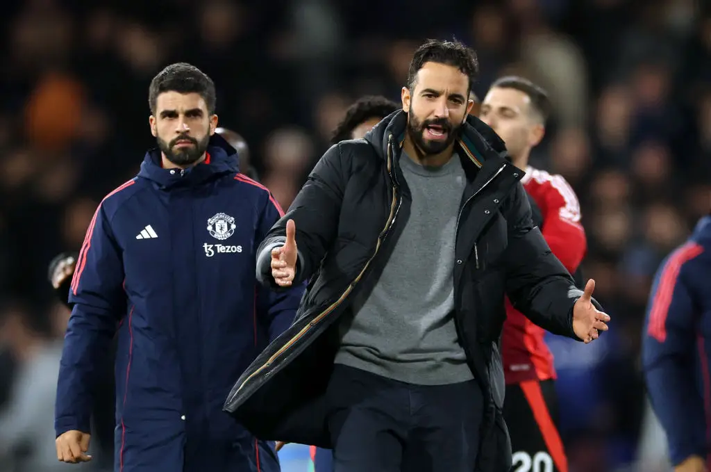 Ruben Amorim's first match as Manchester United manager ended as a 1-1 draw with Ipswich Town. (Image: Getty) 