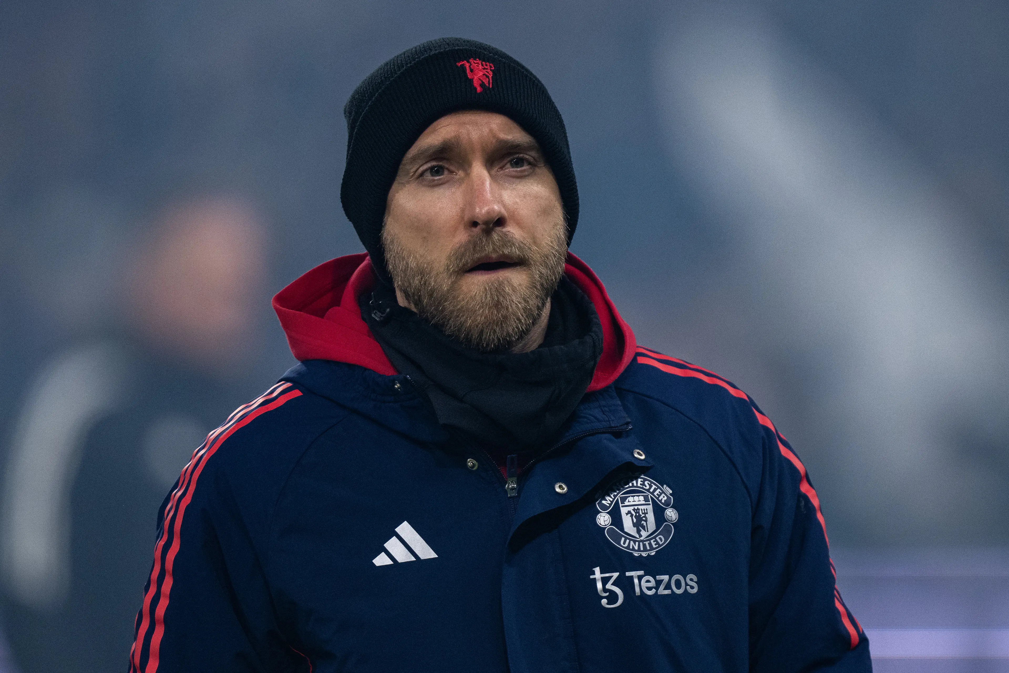 Christian Eriksen is set to leave Manchester United. Image: Getty