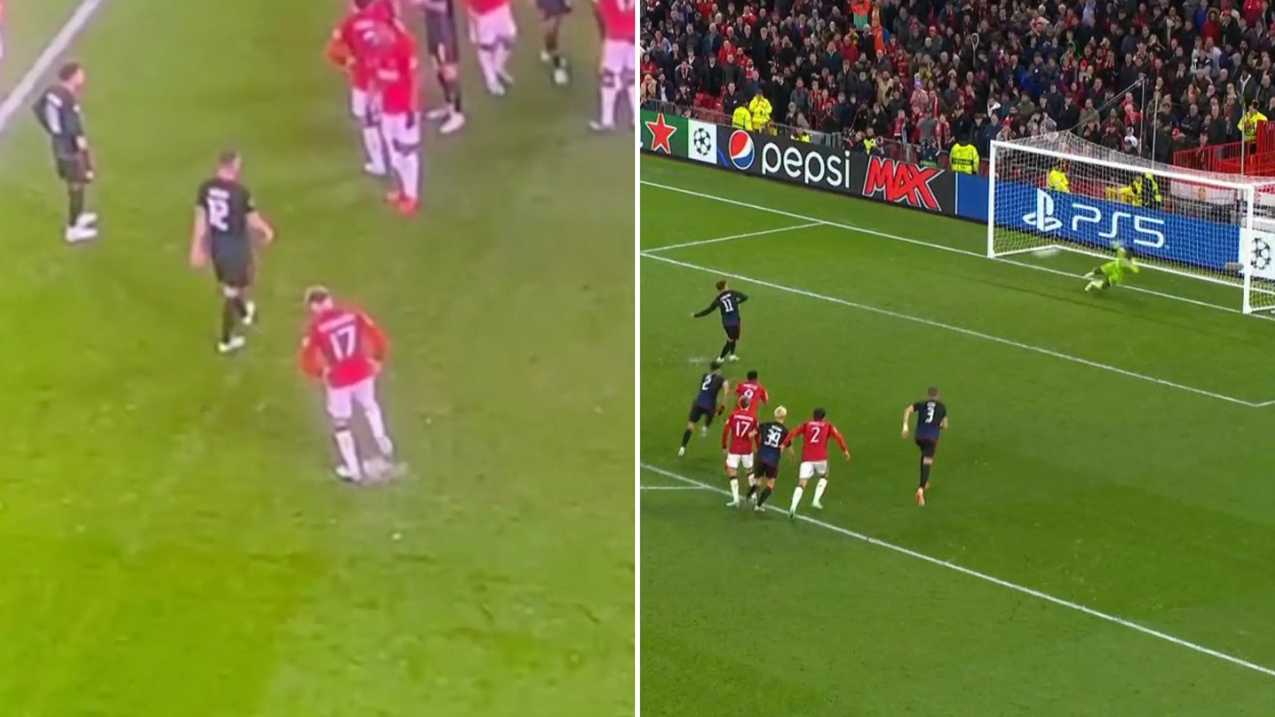 Andre Onana saves penalty in stoppage time as Man United secure huge win in the Champions League