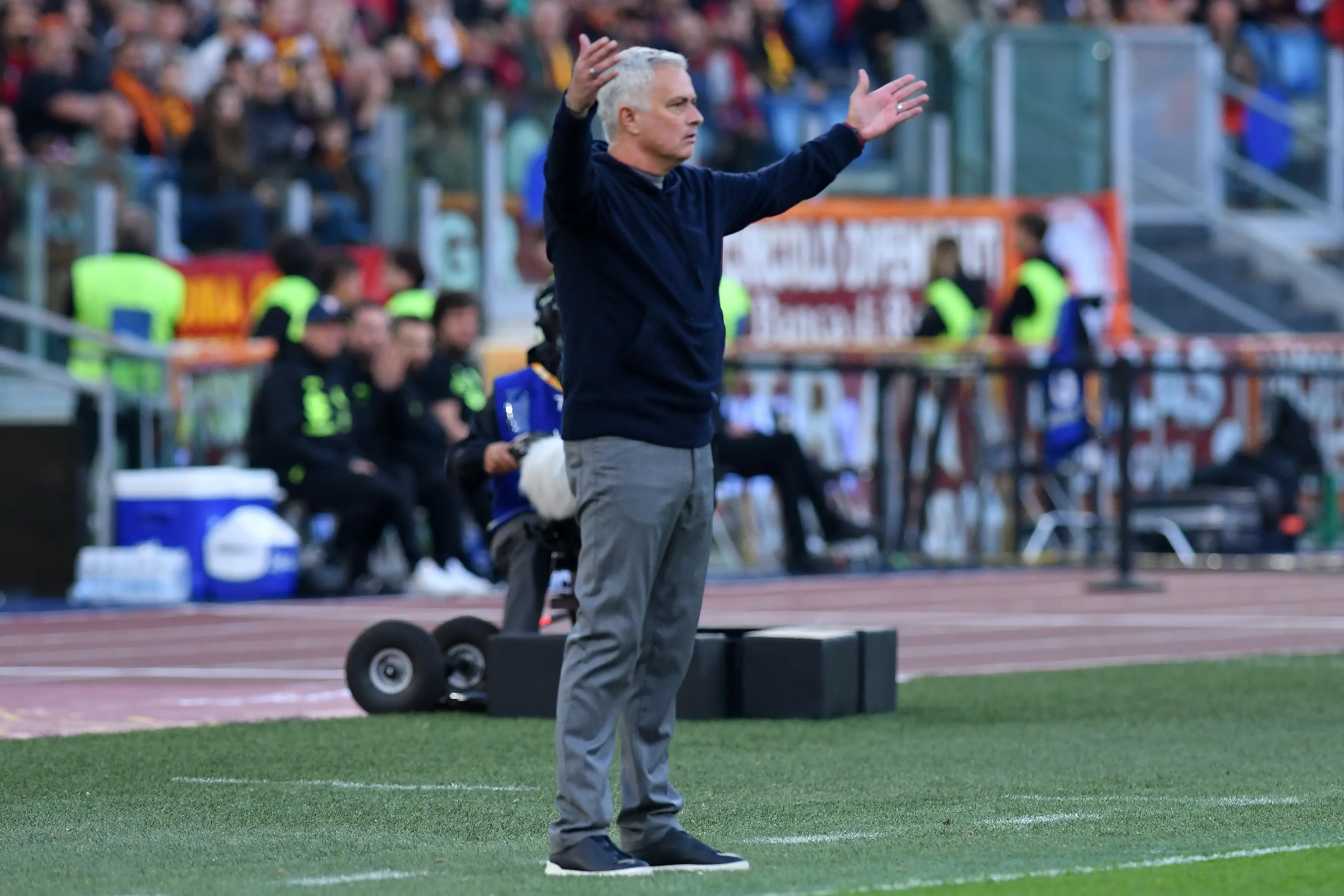 Roma manager Jose Mourinho