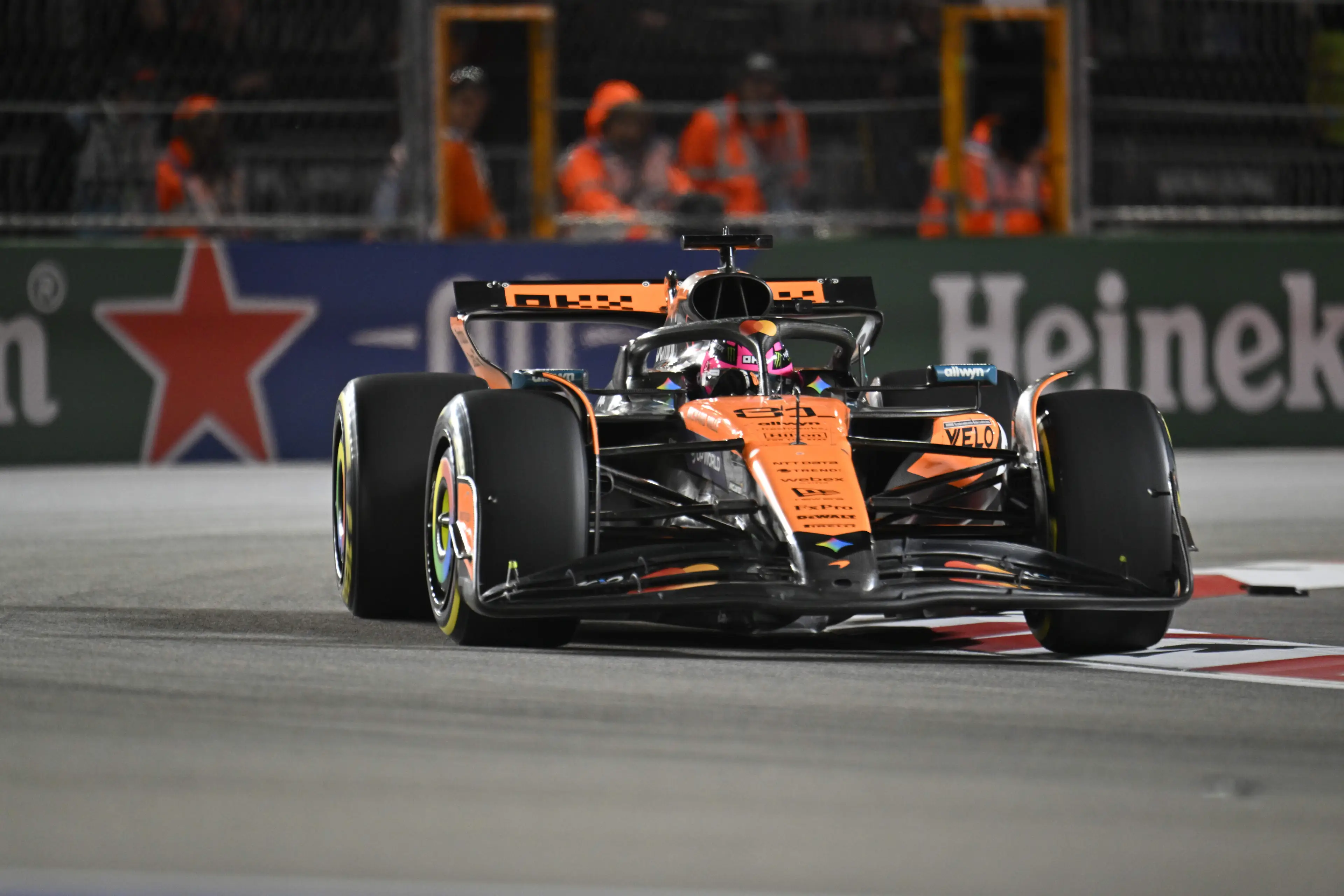 Oscar Piastri had an evening to forget in Las Vegas. Image: Getty