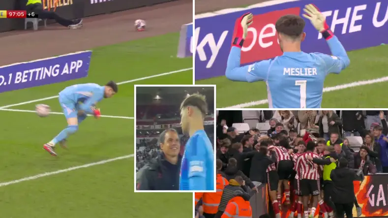 Fan furious after spotting what Illan Meslier did moments after committing the 'worst goalkeeping error of the season'