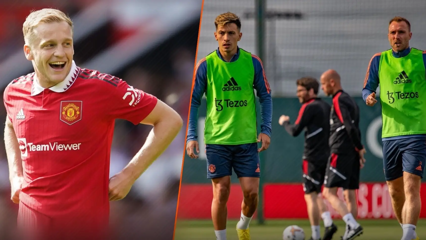 Donny van de Beek gives verdict on Christian Eriksen and Lisandro Martinez