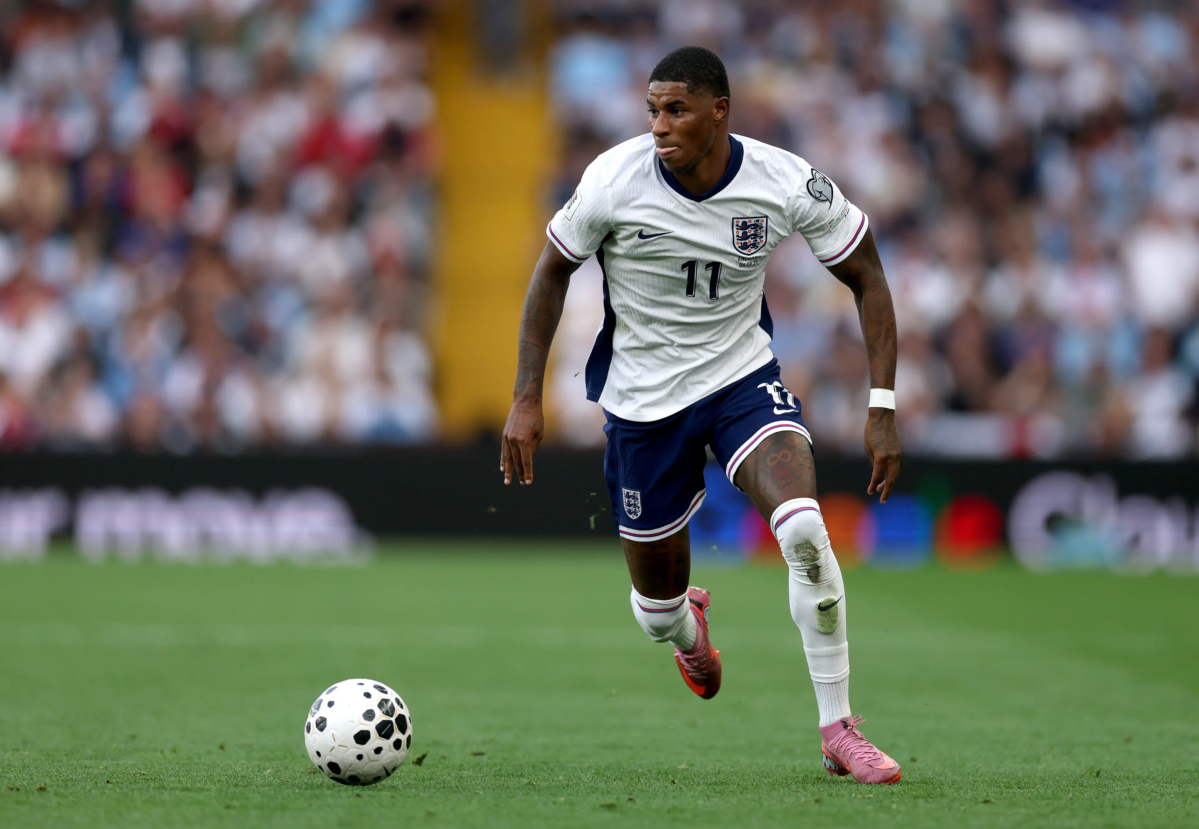 Marcus Rashford hasn't got going at Barcelona just yet. Image: Getty