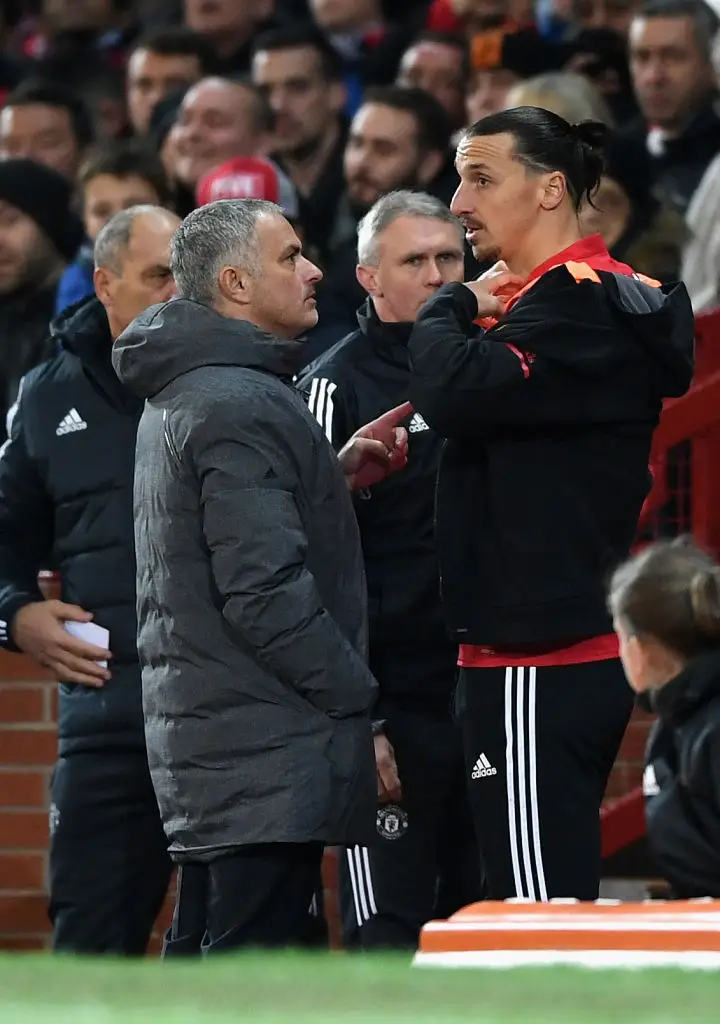 Ibrahimovic and Mourinho worked together at United (Image: Getty)