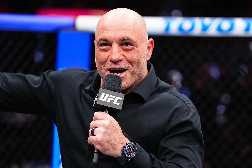 UFC commentator Joe Rogan was welcome thousands of guests onto his podcast. (Image: Chris Unger/Zuffa LLC)
