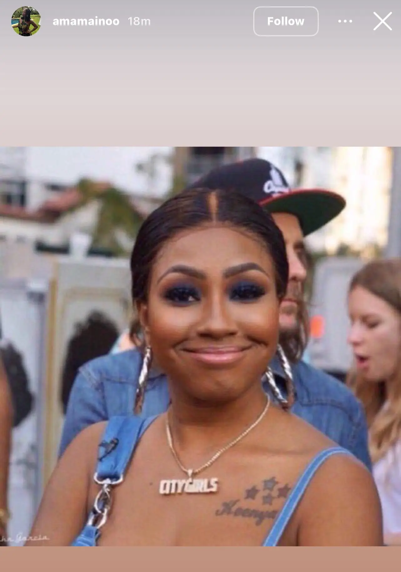 Ama Mainoo's Instagram story following Ruben Amorim's sacking (credit: amamainoo)