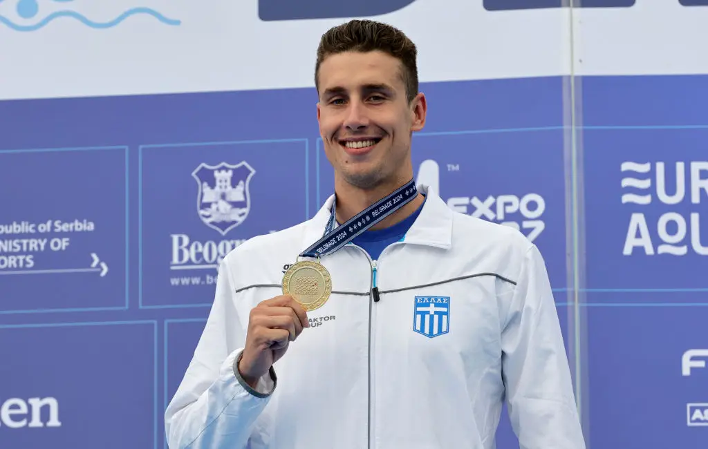 Greek athlete Kristian Gkolomeev will compete at the Enhanced Games. (Image: Getty)