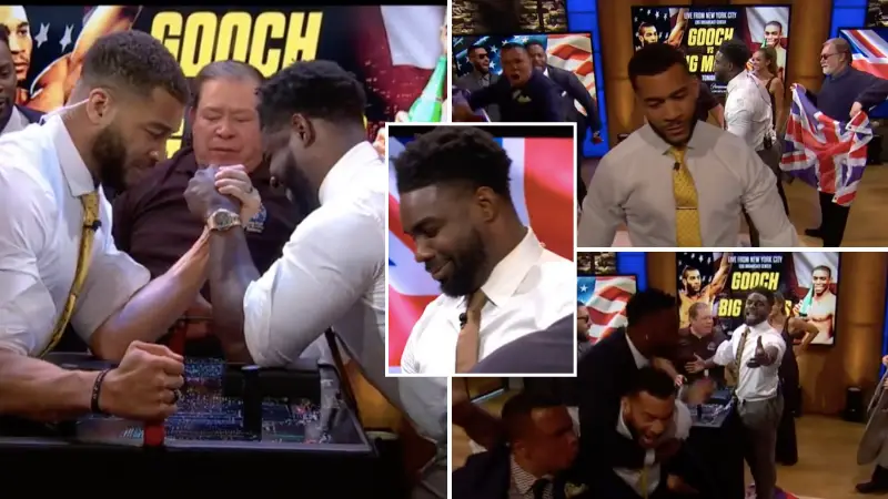 Micah Richards Took Part In A Live Arm Wrestle On CBS Sports And Punditry Has Peaked