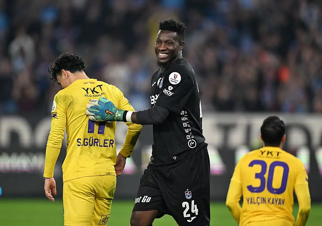 Andre Onana in action for Trabzonspor (Credit:Getty)
