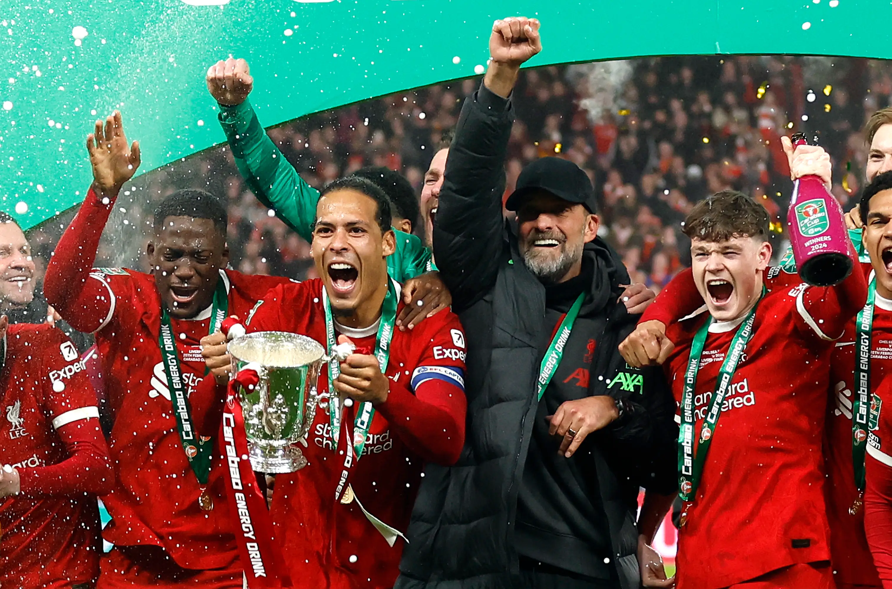Liverpool are the Carabao Cup holders following last season's victory over Chelsea. Image: Getty 