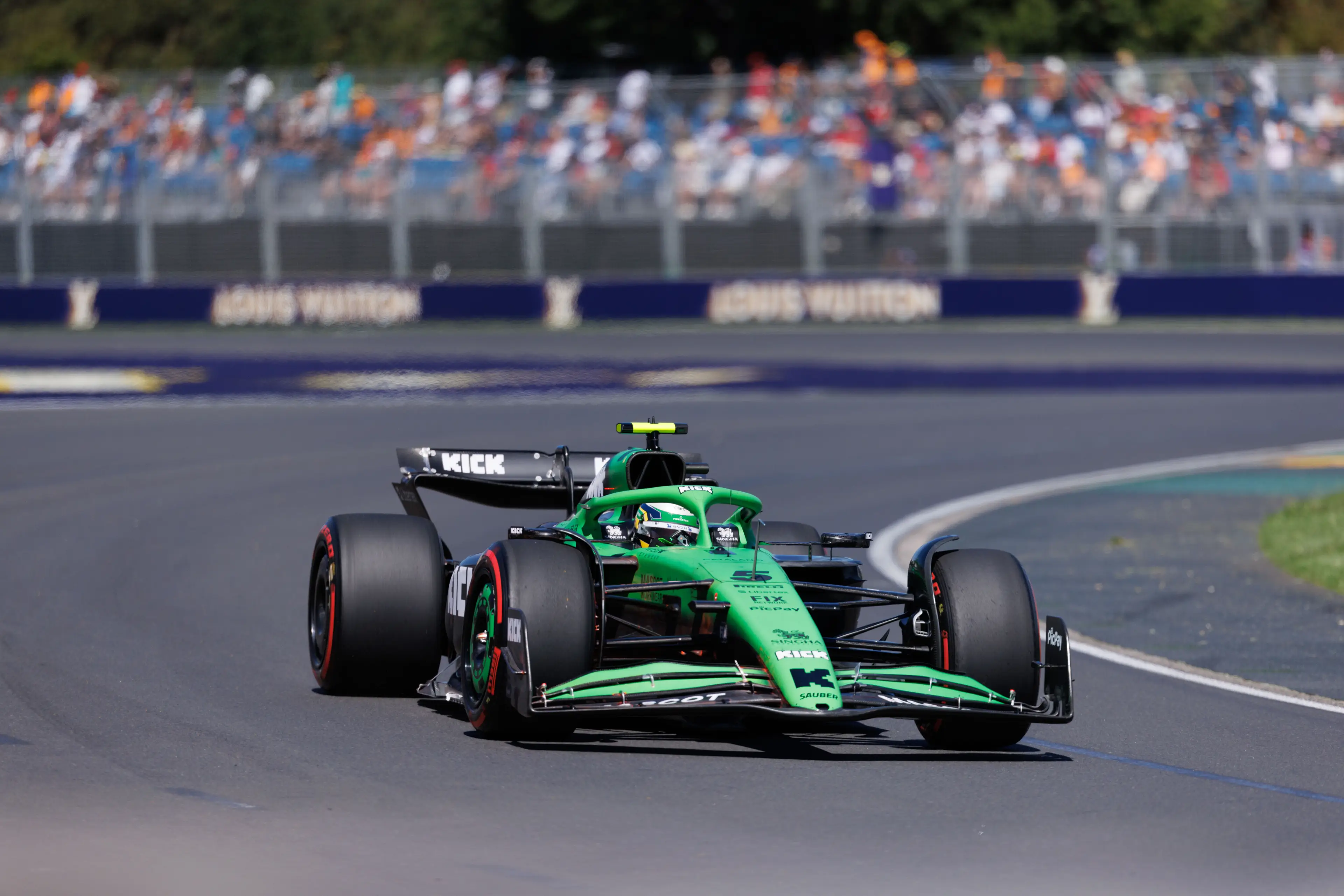 Stake F1 Team had to change name last year. Image: Getty