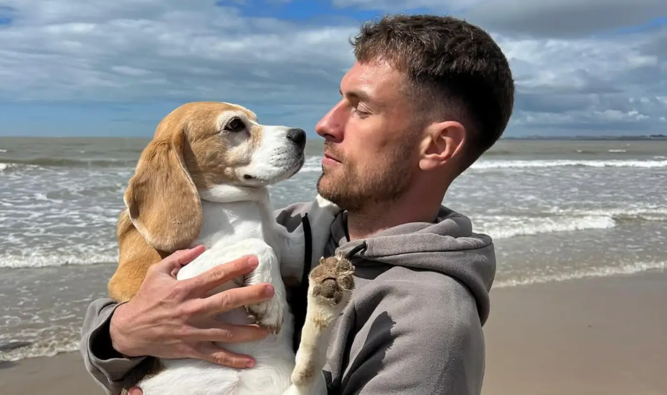 Aaron Ramsey has offerd £15,000 if his dog Halo is found. (Image: Instagram/ aaronramsey)