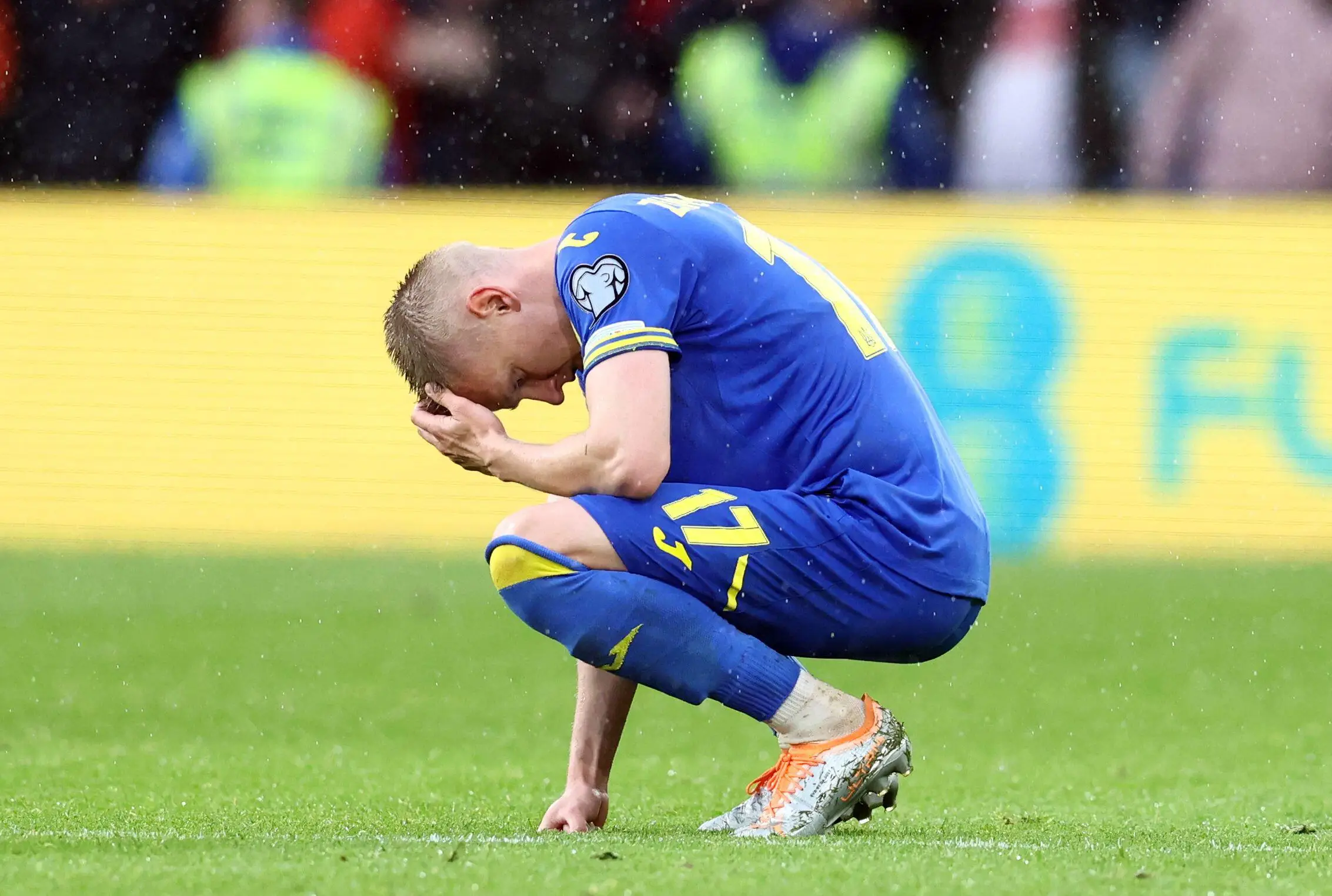 Zinchenko faced heartbreak as Ukraine failed to qualify for the 2022 World Cup