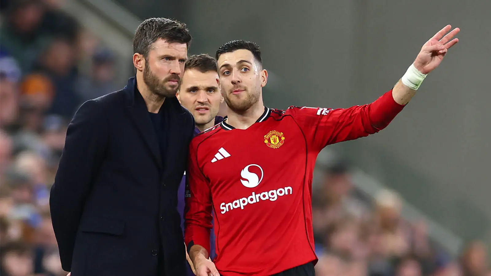 Diogo Dalot has been an important player for Man Utd under Michael Carrick (Image: Getty)