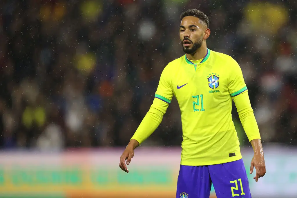 Matheus Cunha in action for Brazil (Credit:Getty)