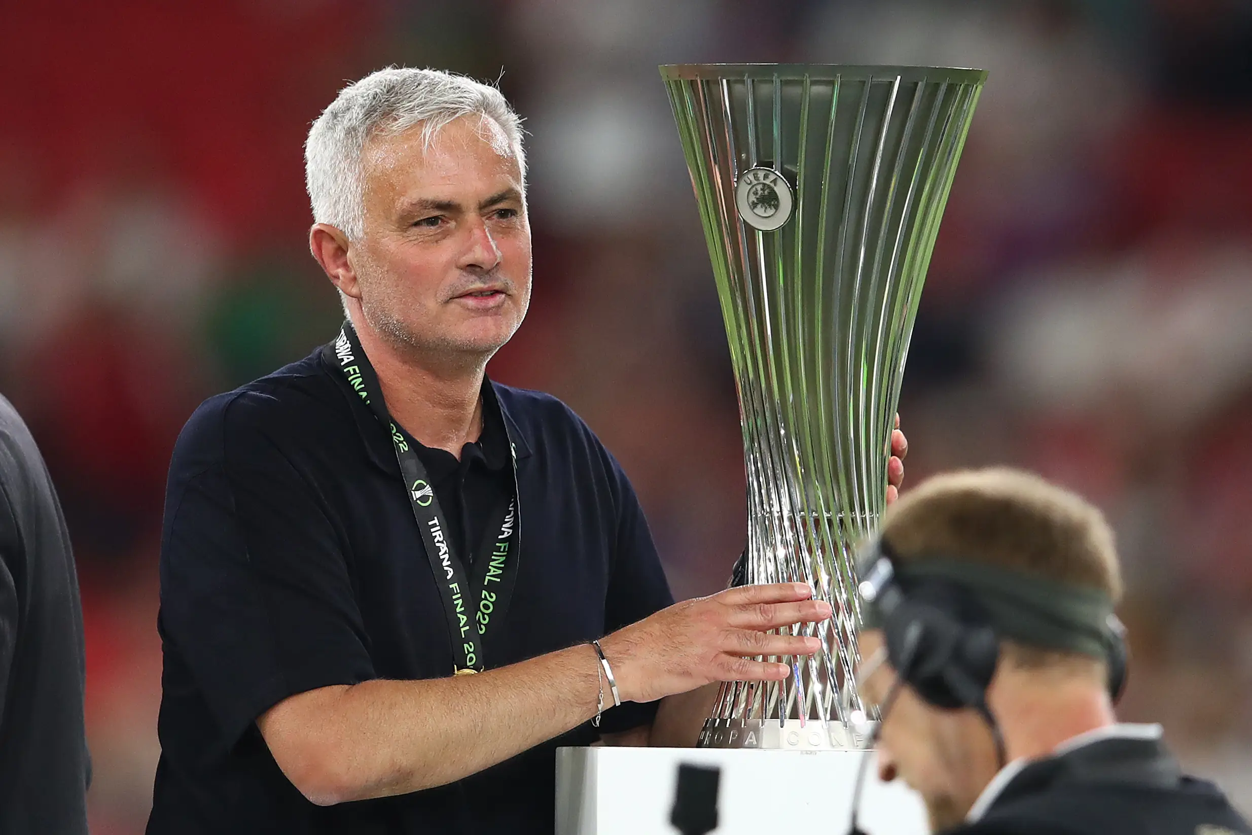 Jose Mourinho guided Roma to the UEFA Conference League in 2022 / Photo by Chris Brunskill/Fantasista/Getty Images