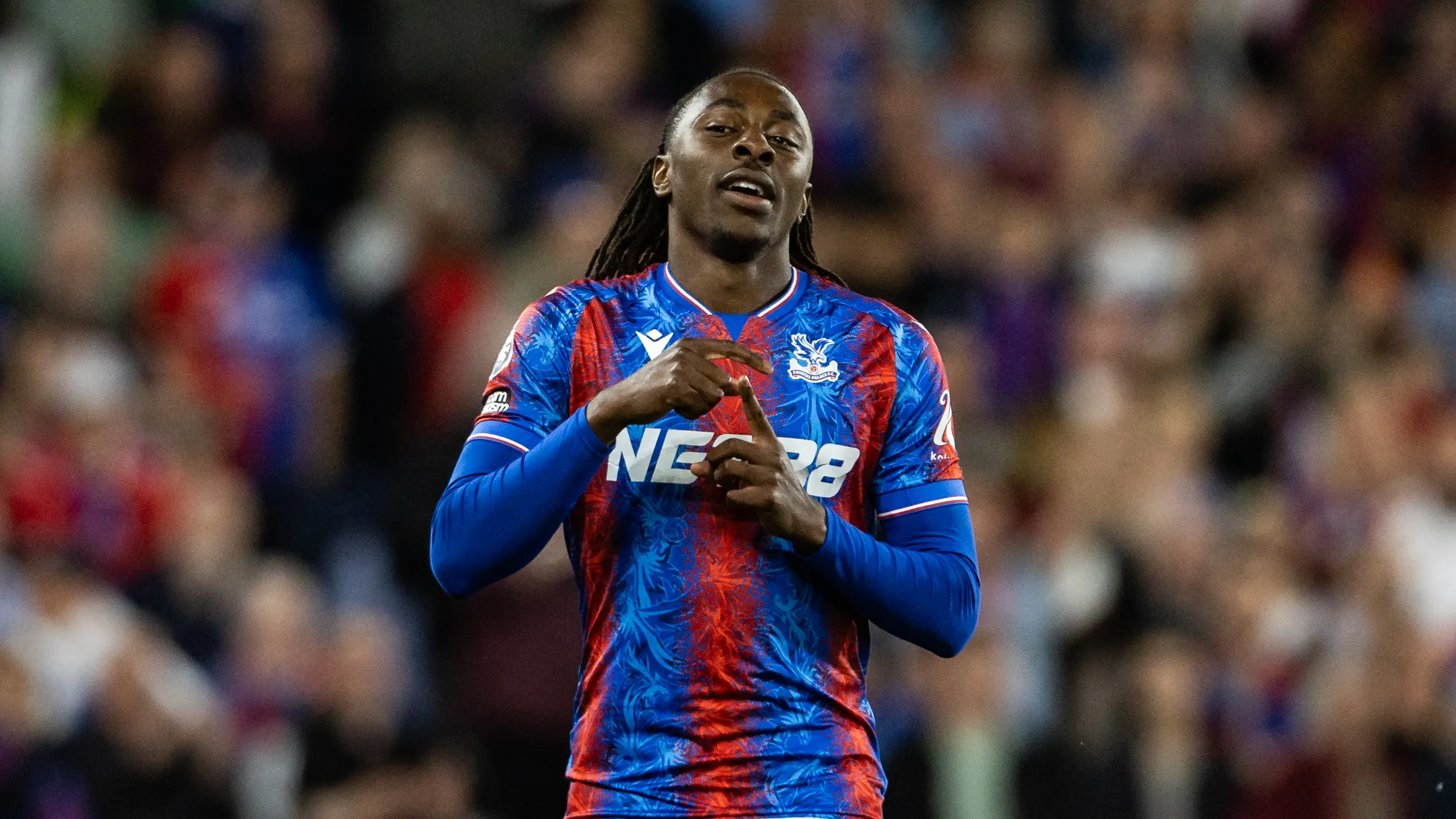 Eberechi Eze has a special release clause in his Crystal Palace contract. Image: Getty