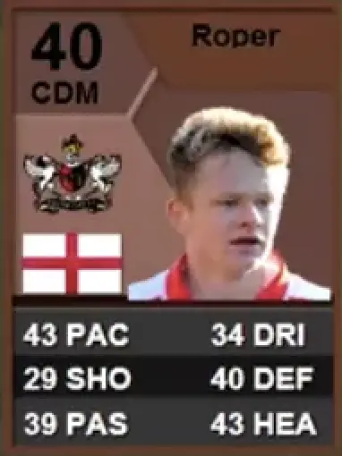 Luke Roper's FIFA 13 card (