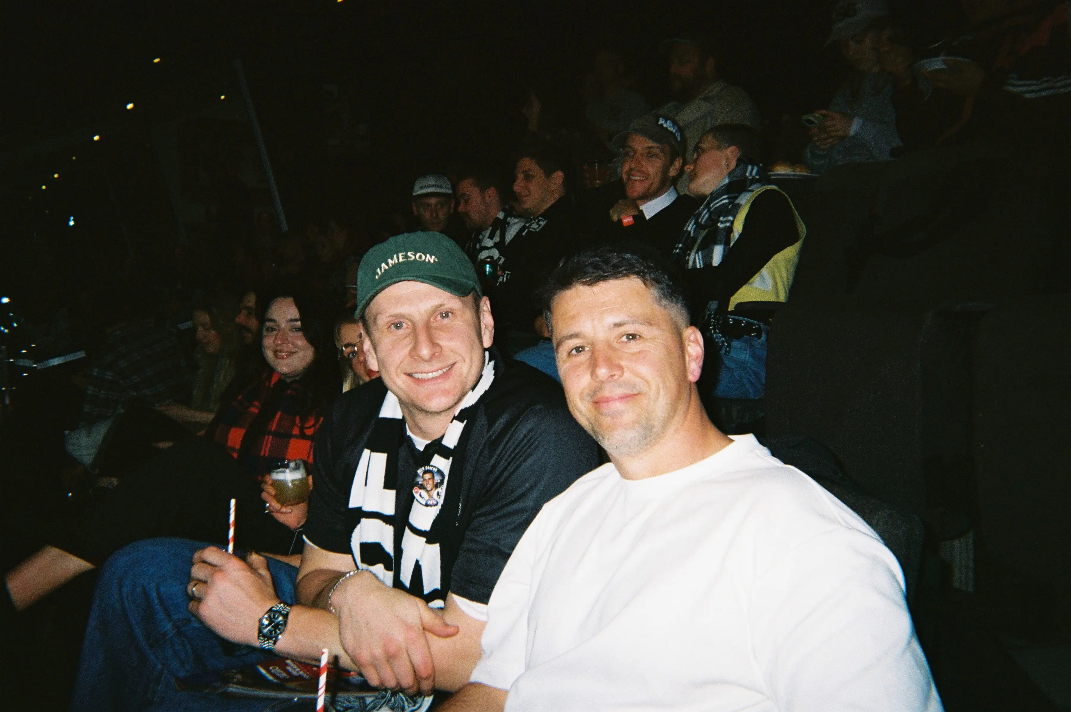 Dan on ground at the Jameson Black Barrel suite.