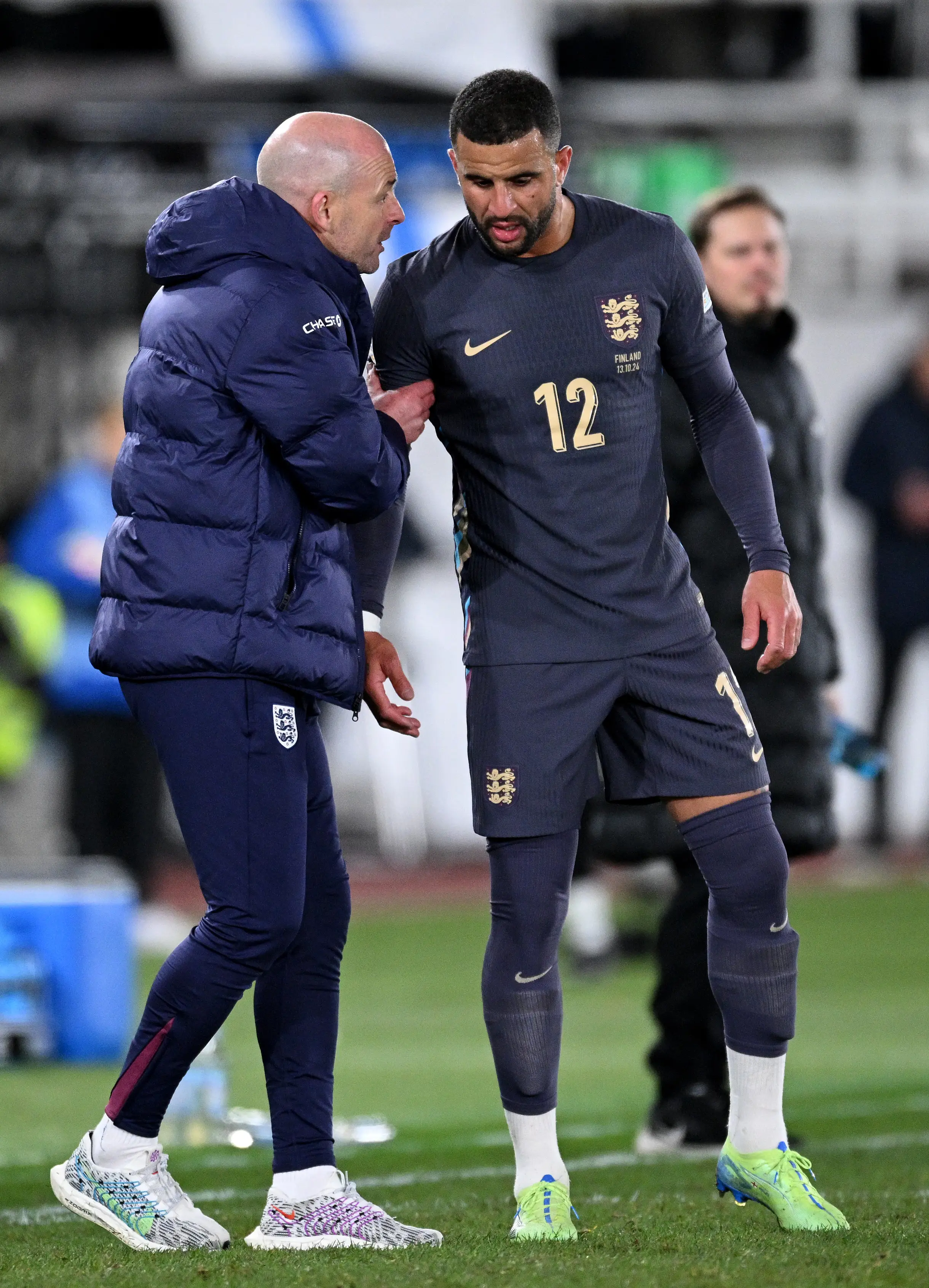 Kyle Walker and Lee Carsley- Getty