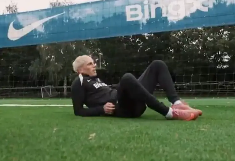 Alejandro Garnacho in the footage (credit: Chelsea FC)