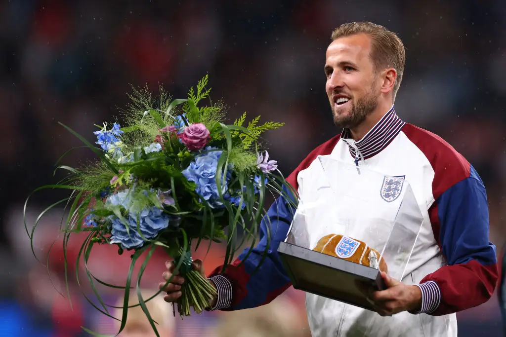Harry Kane with his golden cap in 2024 (Credit:Getty)