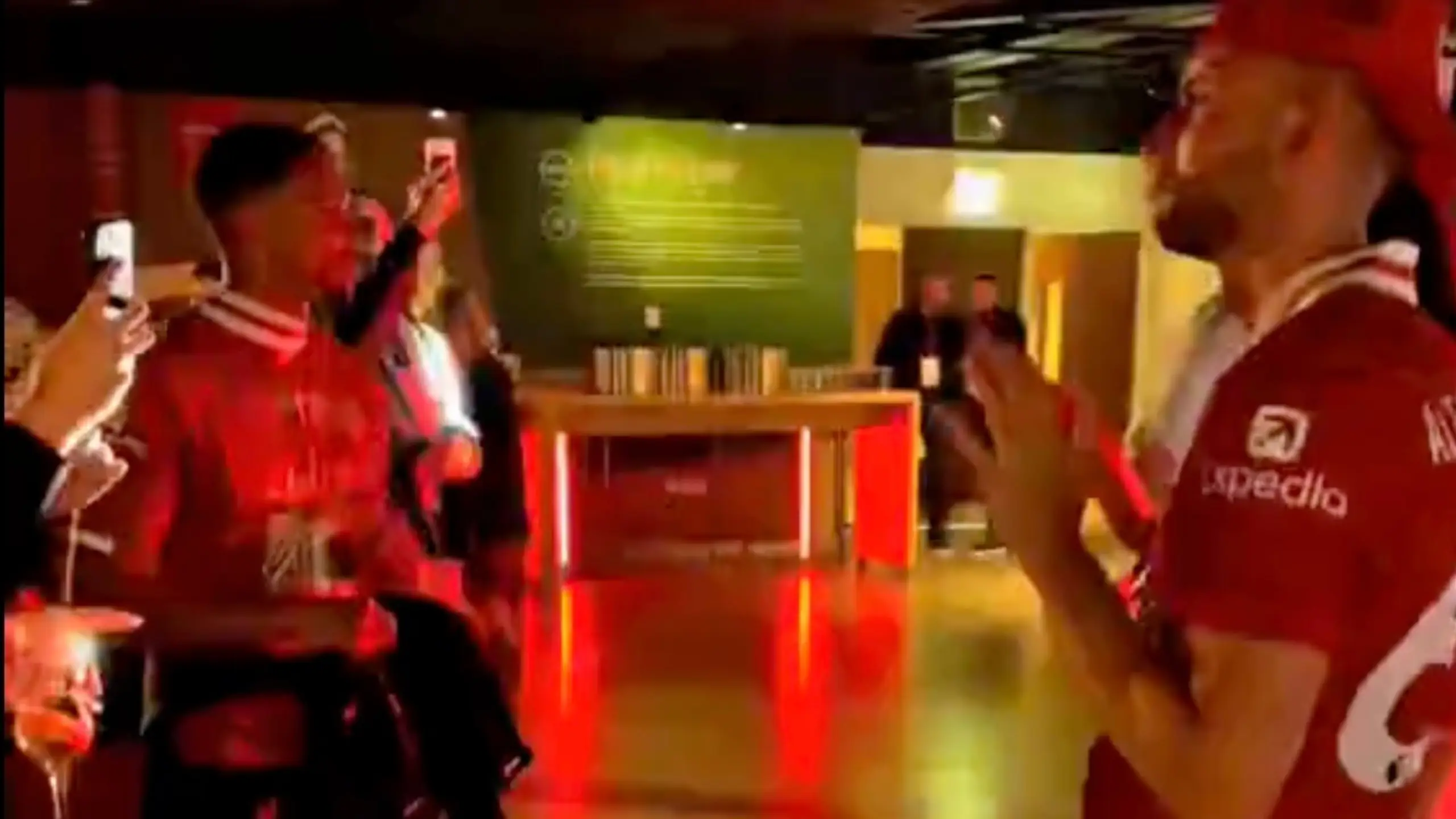 New footage of Trent Alexander-Arnold during Liverpool title party has got fans talking