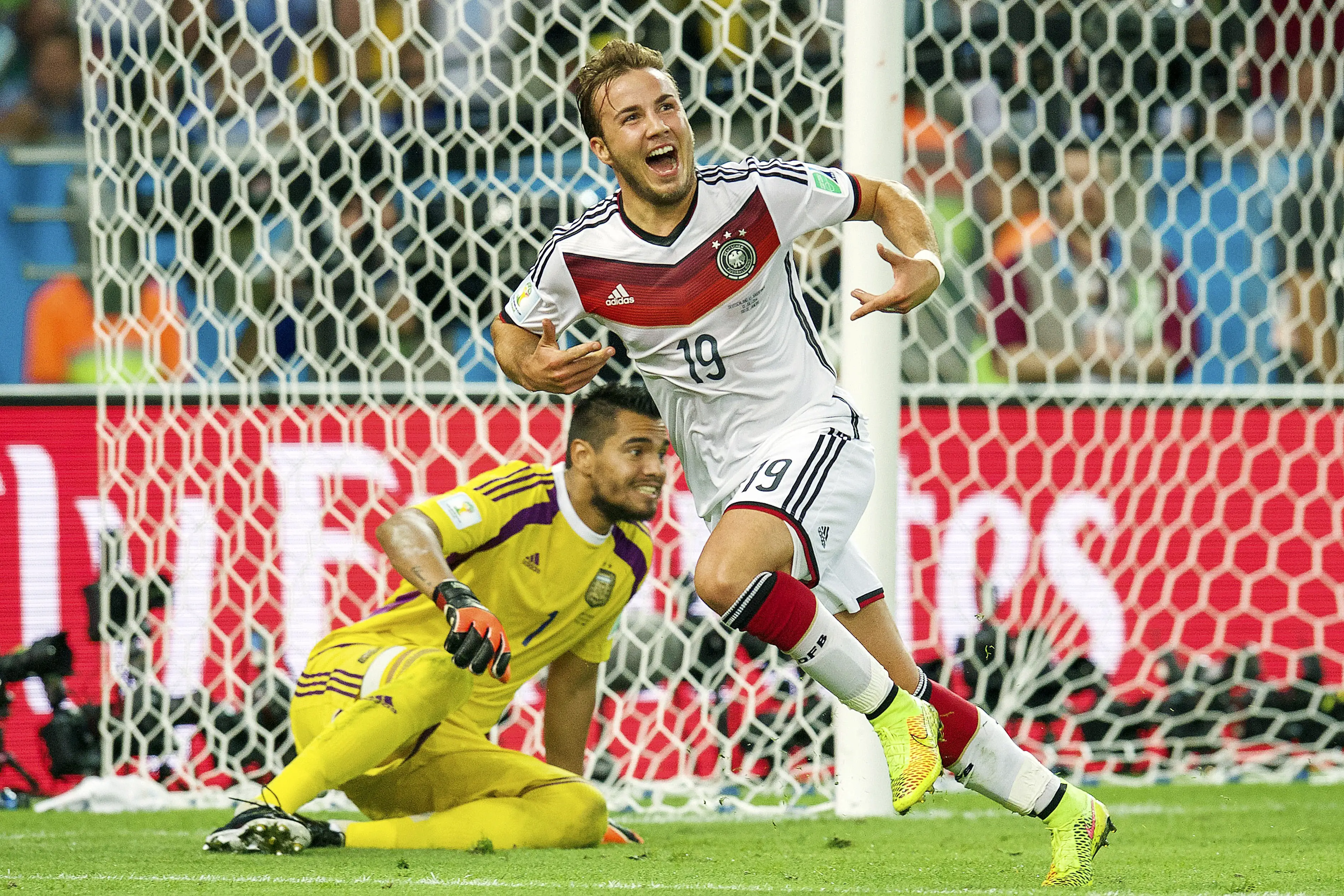 Mario Gotze scored the winning goal for Germany in the World Cup final (Image: Getty)