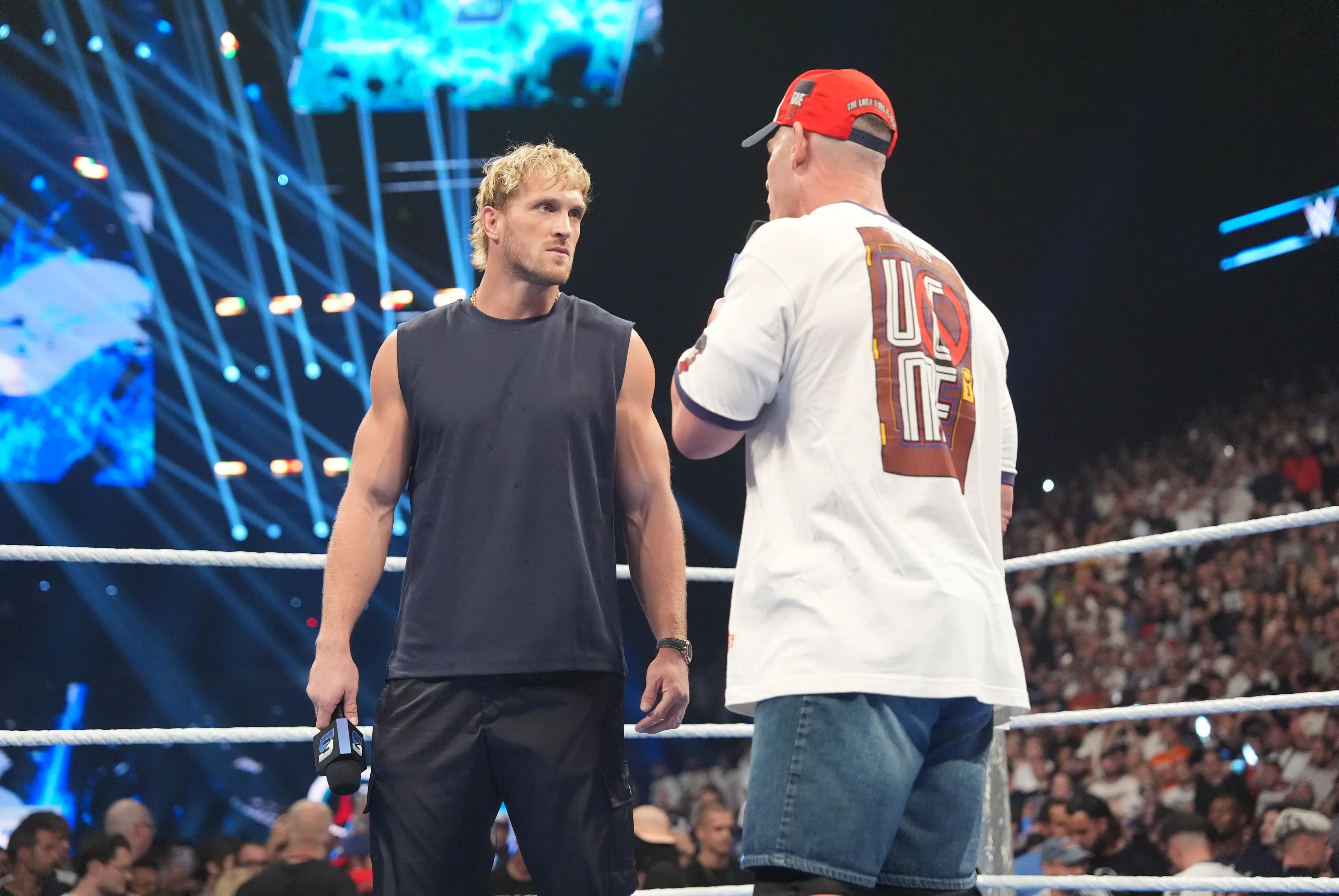 Logan Paul faced John Cena in Paris. Image: Getty