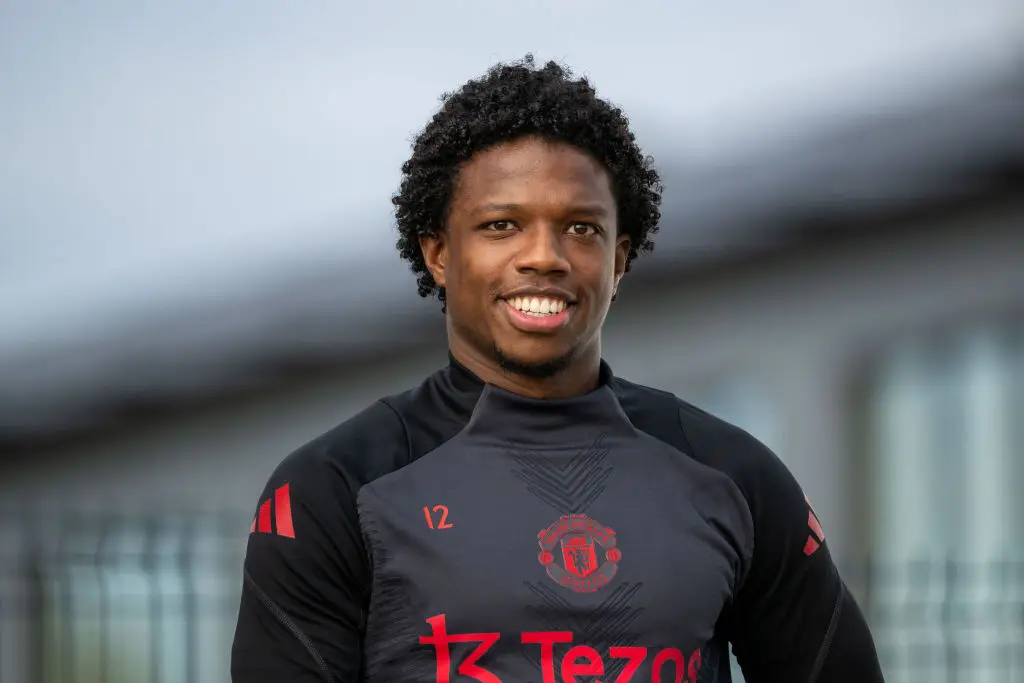 Man Utd defender Tyrell Malacia pictured (Image: Getty)