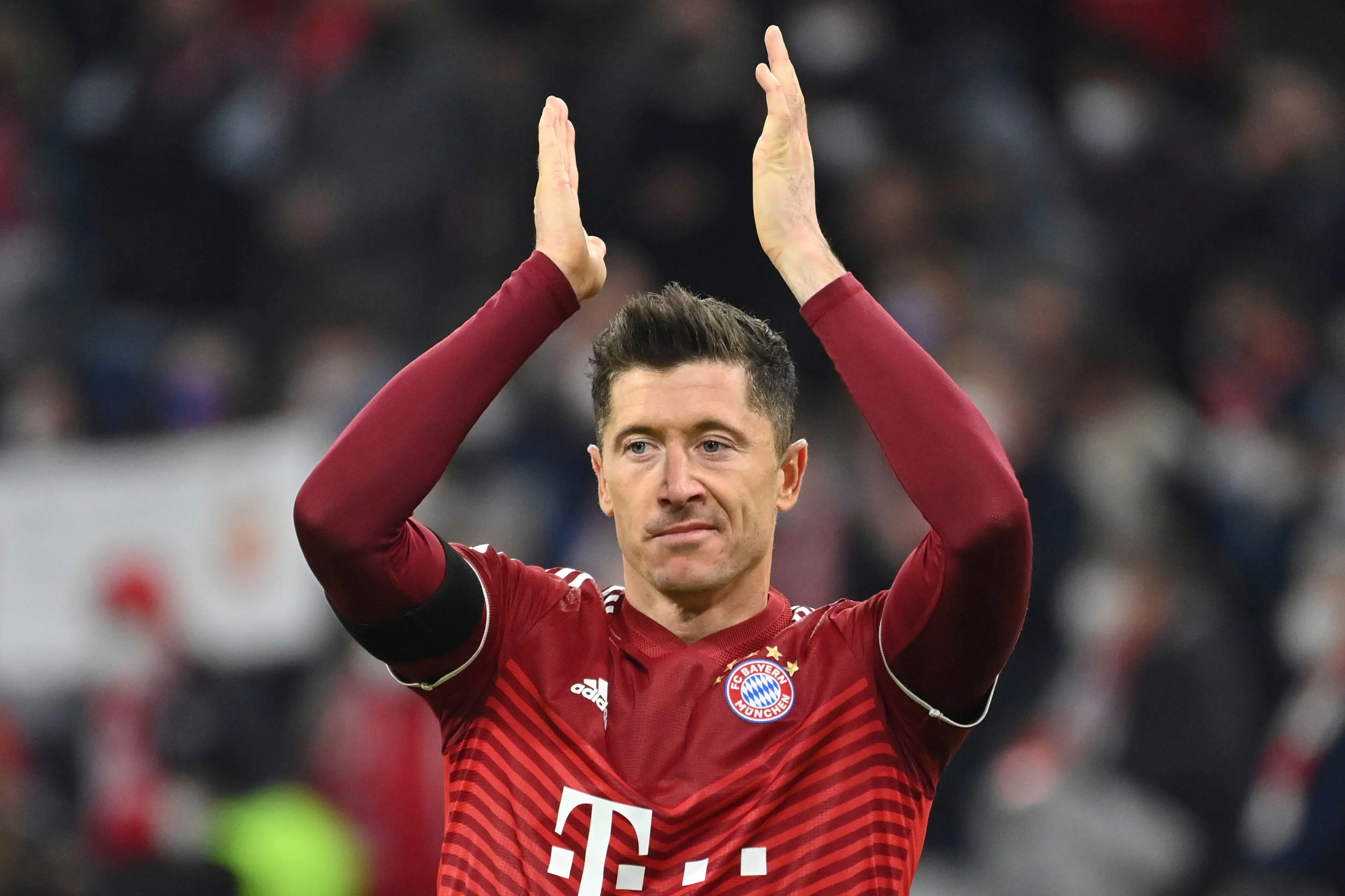 Lewandowski is reportedly keen to move to Barcelona (Image: PA)