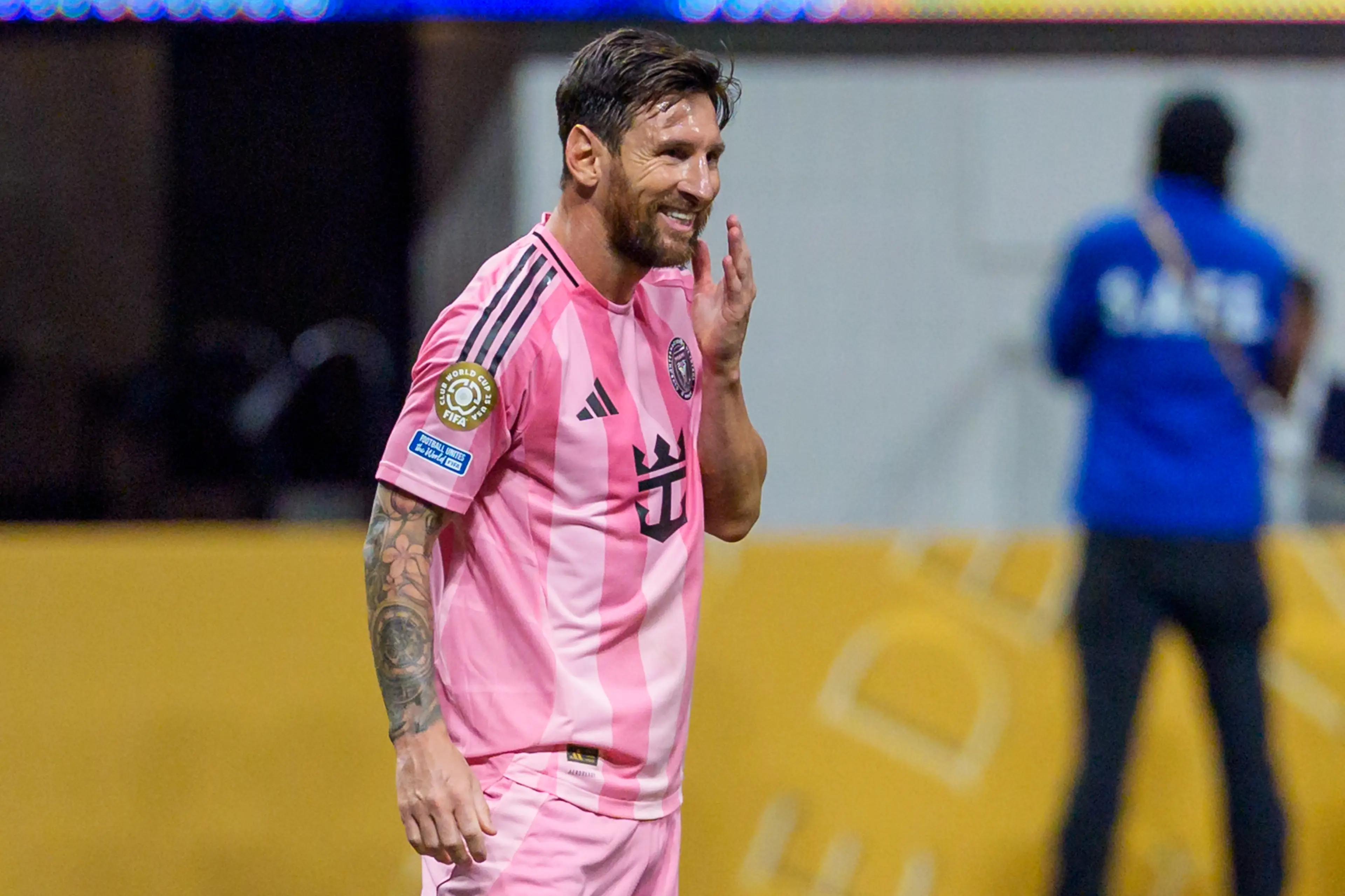 Lionel Messi and Inter were eliminated from the Club World Cup. Image: Getty