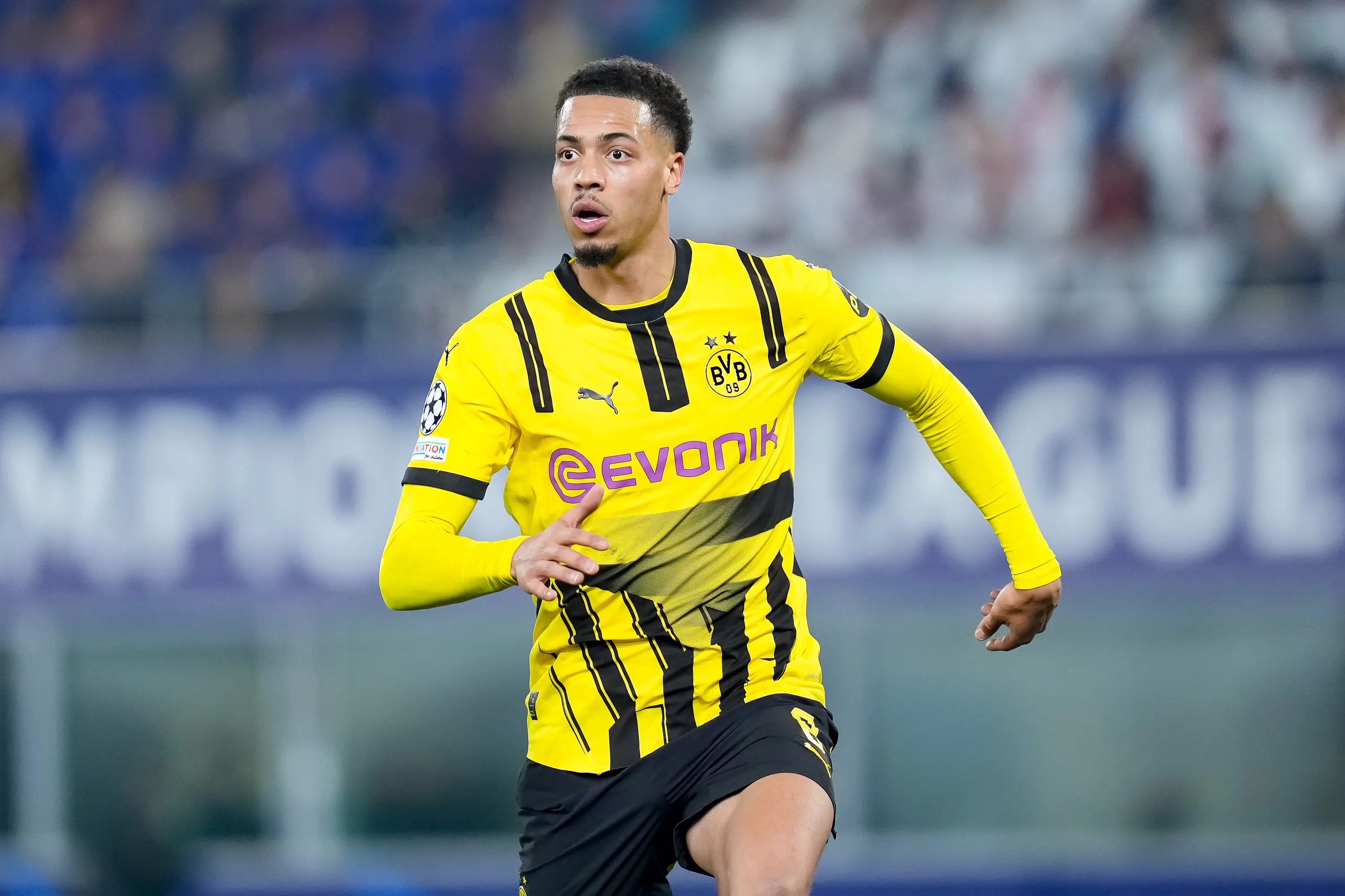 Felix Nmecha has been linked with Manchester United. Image: Getty