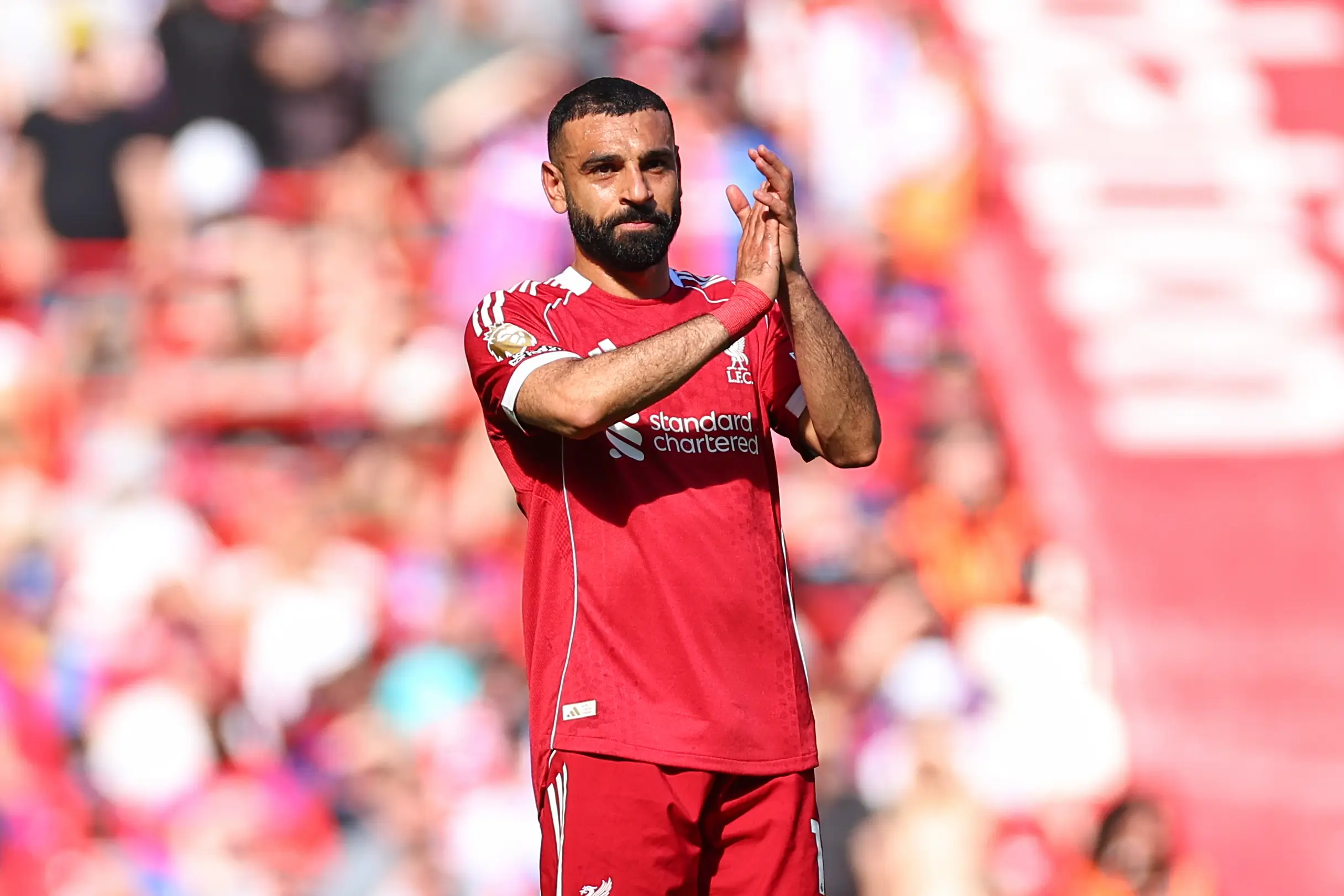 Salah will depart Liverpool at the end of this season. (Image