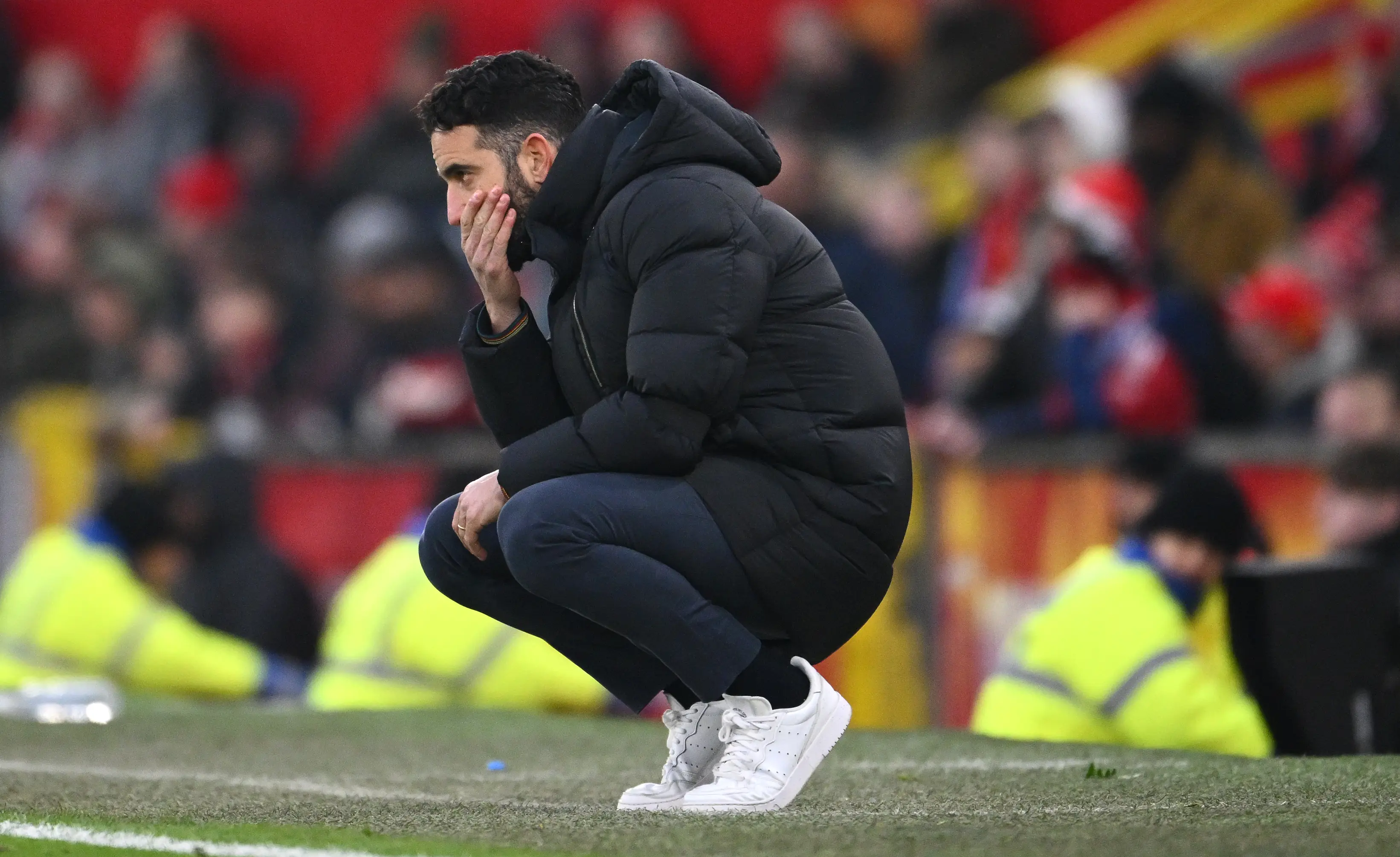 Ruben Amorim worries fans with his post-match comments. Image: Getty