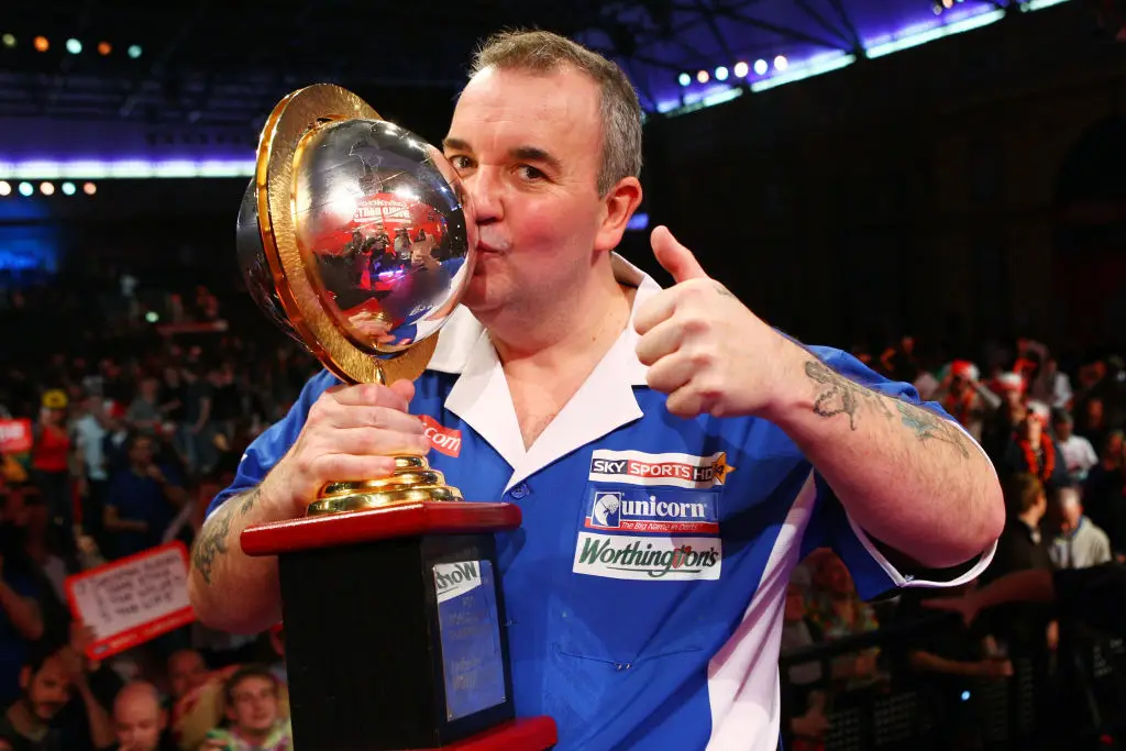 Phil Taylor won 16 World Championship crowns (Credit:Getty)