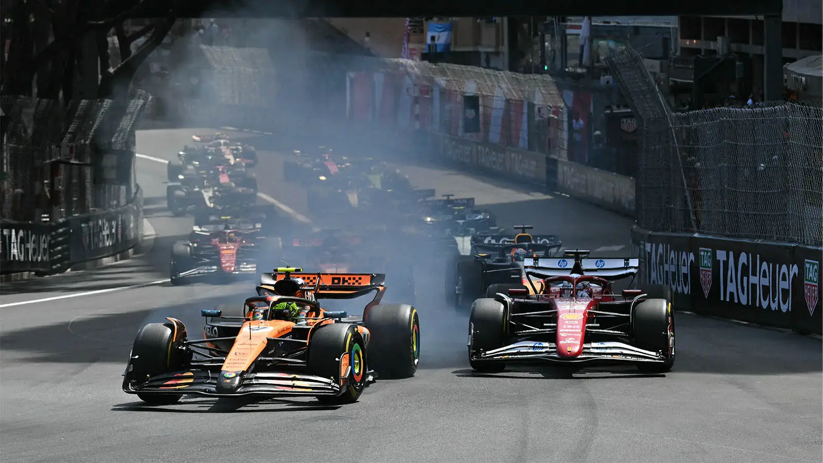 Turn one - Sainte Devote - is one of few overtaking opportunities during the Monaco GP (Image: Getty)