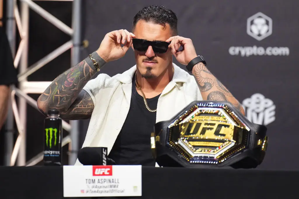 Tom Aspinall ahead of UFC 304 (Image: Getty)