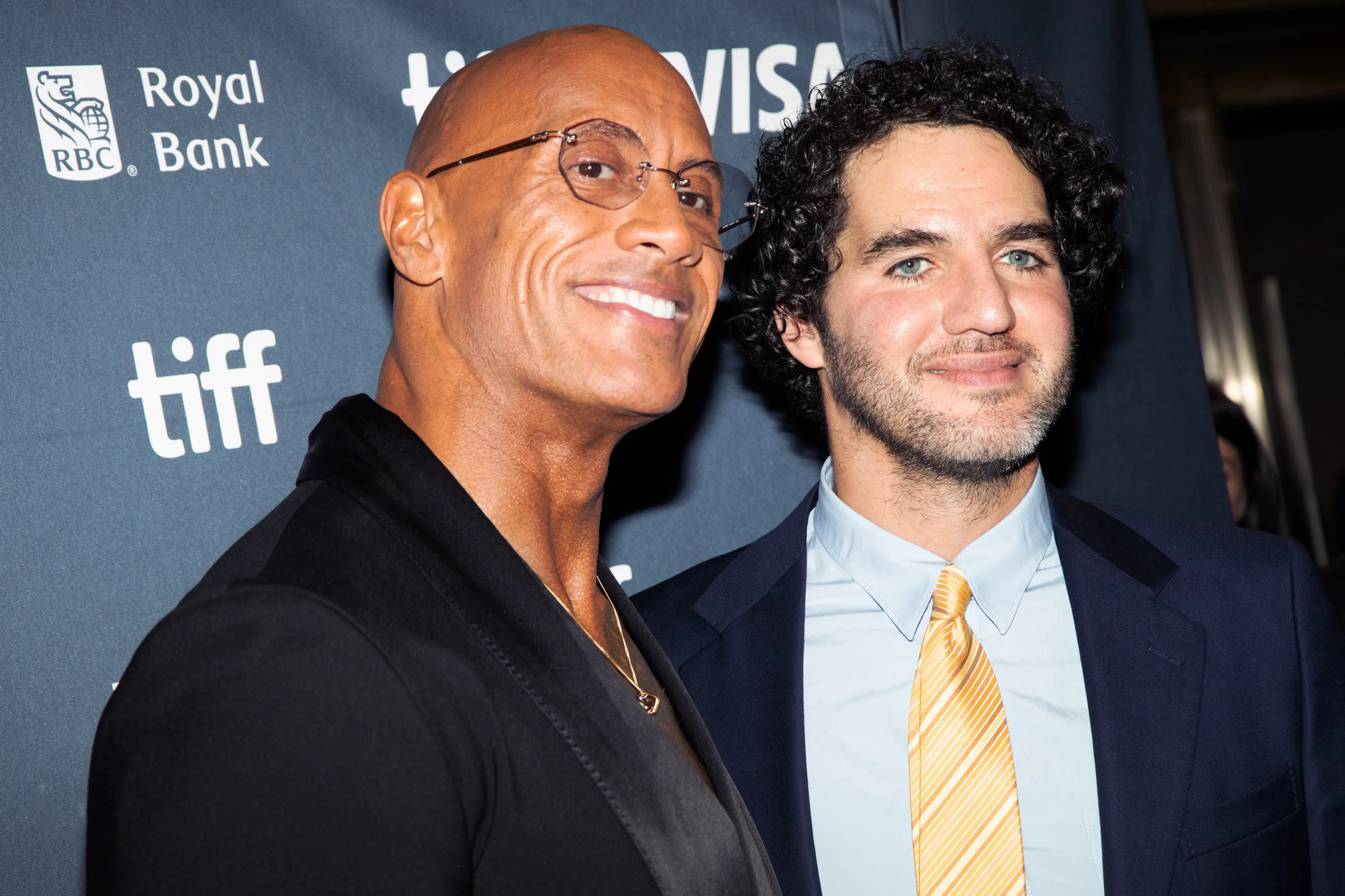 Dwayne Johnson with Benny Safdie. Image: Isaiah Trickey / Contributor via Getty