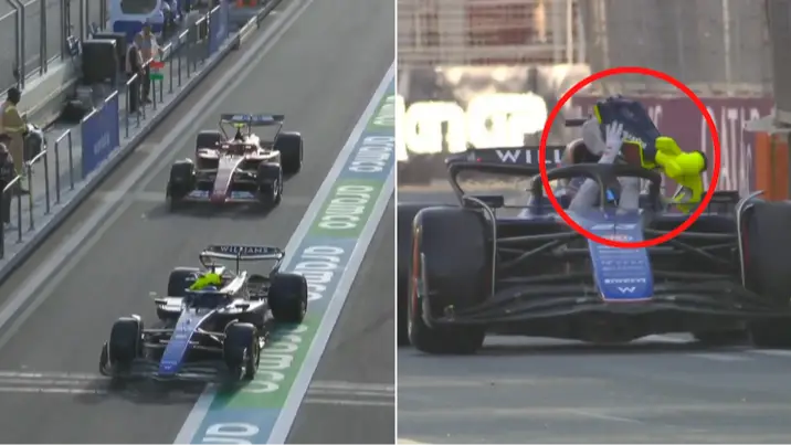 F1 driver in bizarre never-before-seen incident at Azerbaijan GP after major error from pit crew