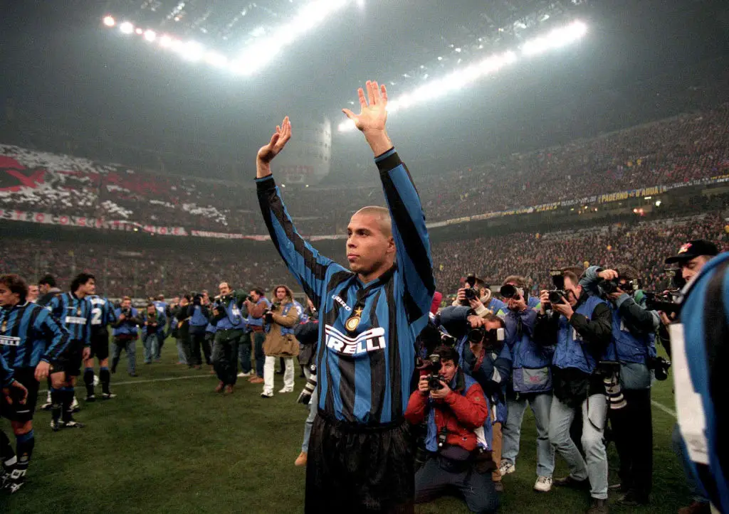 Ronaldo Nazario won the Ballon d'Or in 1997 while at Inter Milan (Credit:Getty)