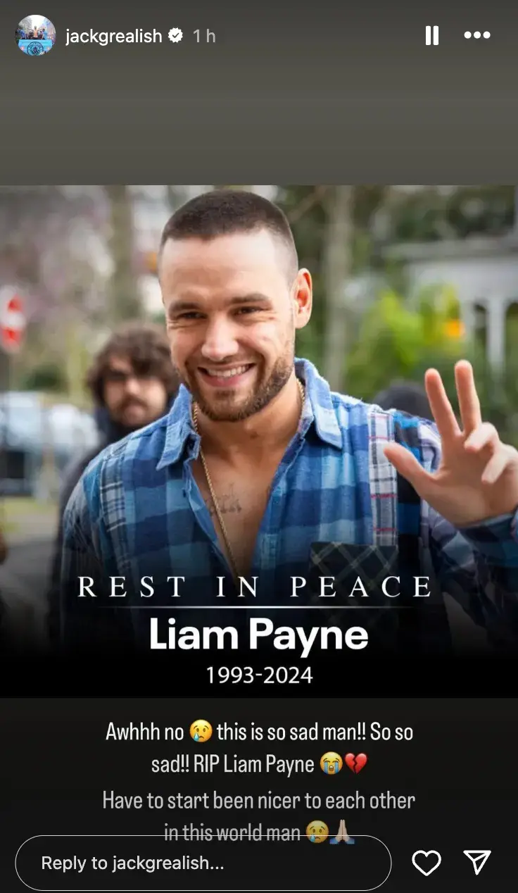 Image: Instagram/@jackgrealish