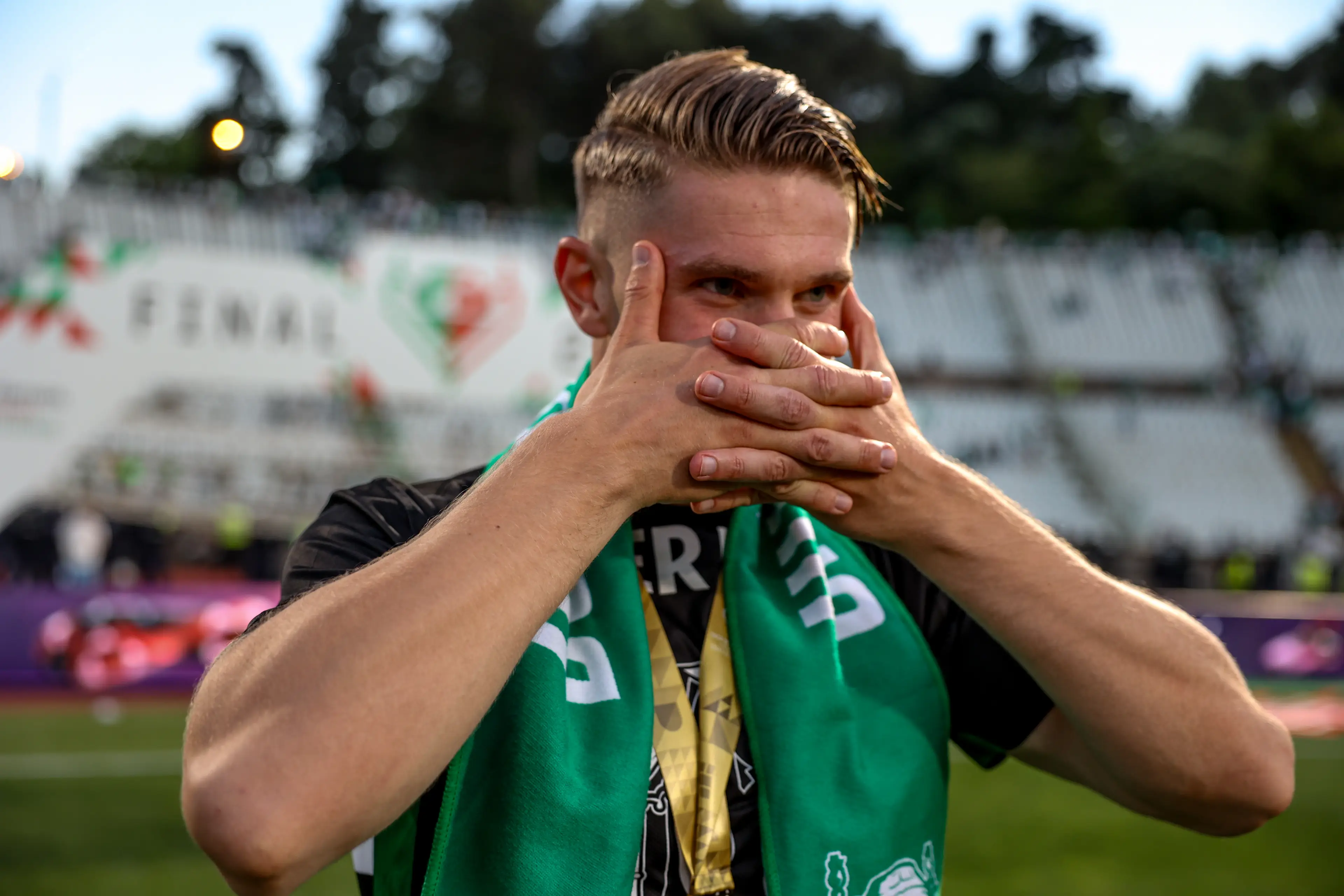 Viktor Gyokeres is attracting plenty of interest following his performances for Sporting CP. Image: Getty 