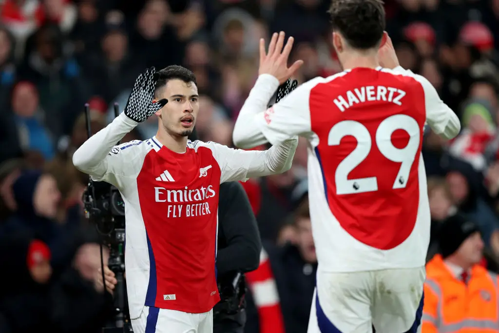 Gabriel Martinelli and Kai Havertz have both struggled for Arsenal this season. (Image: Getty)