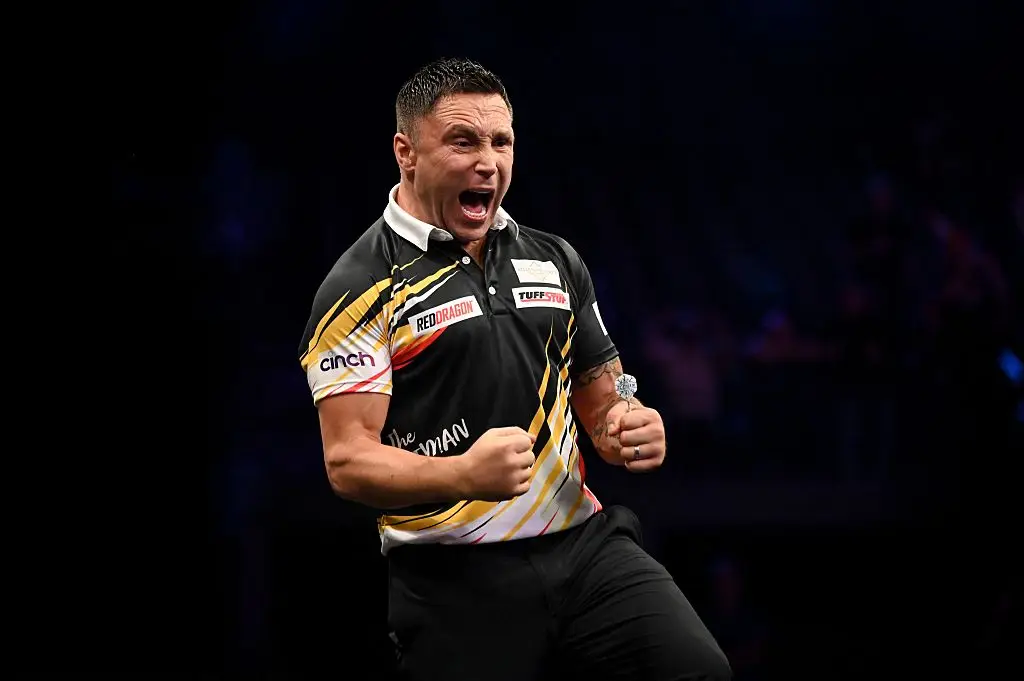 Gerwyn Price won night two of the Premier League (Credit:Getty)